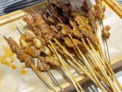 -山野的朋友露营炭火烤肉