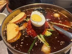 现压冷面（夏天西瓜，冬天苹果）-大同江朝鲜菜•长春地标美食(欧亚卖场店)