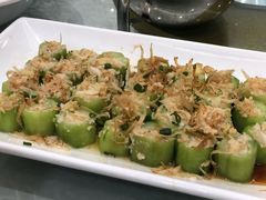 木鱼花银鱼蒸胜瓜-潮喜竹溪荔湖酒家(荔枝湾店)