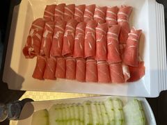 手切鲜羊上脑肉-清真·鸦儿李记·涮肉(马家堡店)