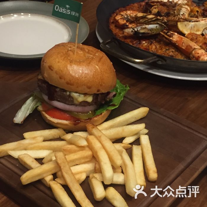 oasis绿洲西餐吧(艾尚天地)-汉堡图片-南京美食-大众点评网