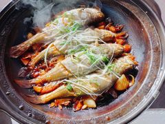 八分钟砂锅焗黄鱼-有喜胶东小馆(太申祥和店)