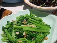 油渣炒家乡菜心-秋色客家菜(流塘店)
