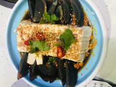皮蛋豆腐-老佛爷·铜炉炭火蛙锅(海州吾悦店)