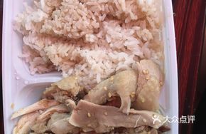 Braised Pork and Shredded Chicken Rice