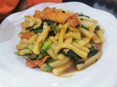 里脊肉炒年糕-九点小吃·安吉特色