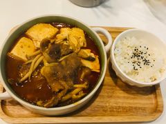 韩式大酱豆腐牛肉锅-箪食记(汉口路店)