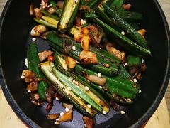 小炒秋葵-小大董·烤鸭(凤凰汇店)