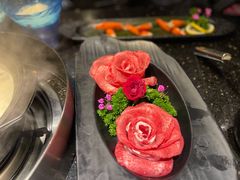 玫瑰雪花牛舌-捞王锅物料理(凯旋路店)