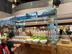 自助取餐区-广州希尔顿逸林酒店-OPEN開·全日制餐厅·海鲜·小火锅·自助餐(东风路店)