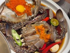 -草家酱蟹炭火烤肉店(珲春南路一店)