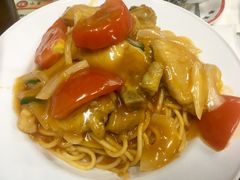 番茄猪扒意面-华星冰室(湾仔店)