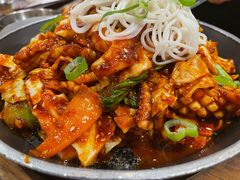 炒鱿鱼-姜虎东白丁烤肉(虹桥天地店)