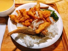 椒盐排条饭套餐-富源春面馆(四川北路店)