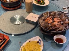 -海派美食·家宴海鲜青岛菜·石锅鲽鱼头(东方城店)