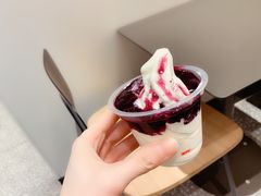 原味圣代（蓝莓味）-肯德基(大剧院店)