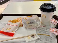 芝士蛋汉堡早餐套餐-麦当劳(朗豪坊店)