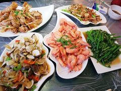 白灼鲜虾-覃记海鲜美食餐厅