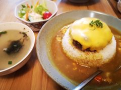 芝士牛肉汉堡咖喱饭-红小满休闲餐厅(十全街店)