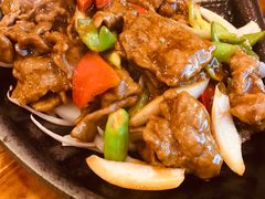 铁板蚝油牛肉-东北人家铁锅炖(鞍山路店)