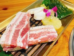 菠萝蜜汁猪排-牛人·雪花牛·木炭烤肉(昆山陆家店)