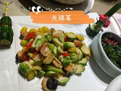 荠菜虾滑烩榆耳-天福苑(崇宁路店)