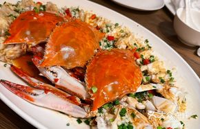 Scallion Oil Sea White Crab