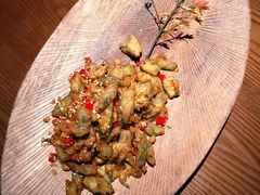 茉莉花炒秋葵-菩提素素食餐厅(晶郦馆店)