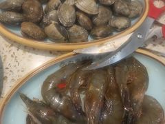 -泰白海鲜烧烤 丹东黄蚬子