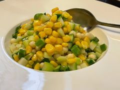 鸡头米炒芦笋玉米-枣子树素餐厅(铂金城店)