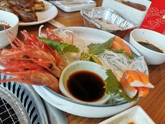 刺身拼盘-美洲岛烤肉自助餐厅