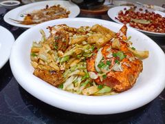 白蟹炒年糕-好兄弟郭巨海鲜(天一阁店)