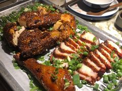 绿茶葱香烤鸡烤肉合拼-绿茶餐厅(乐峰广场店)