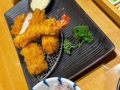炸虾里脊猪排套餐-胜博殿日式炸猪排(悠唐店)