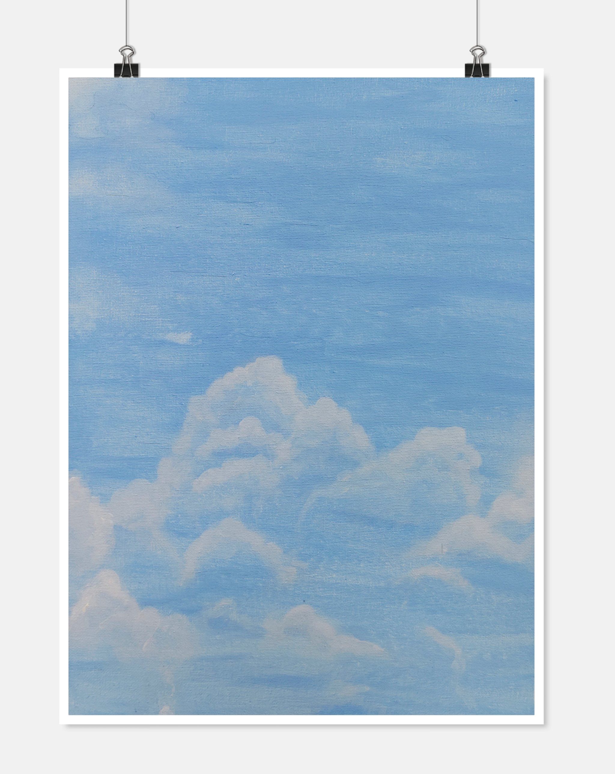 丙烯画课堂 天空中的风景