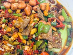 爆炒猪肝粉-湖南常德牛肉米粉(十梓街店)