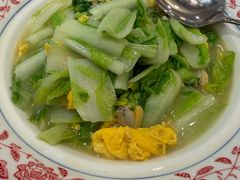 蛤蜊肉炒小白菜-良友·地标海鲜青岛菜(五四广场店)