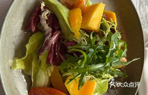 Thai Shrimp Avocado Lettuce Salad