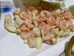 鸡头米炒虾仁-张鸟园农家乐(张鸟园店)