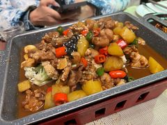 双椒紫苏牛蛙-意卡菲·欢乐聚会餐厅(华侨店)
