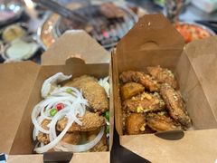 炸鸡翅一半一半-富乐满韩国正宗炸鸡韩国料理(虹泉路店)