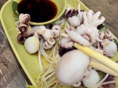 芥末白灼八爪鱼-贞姨美食·老字号海鲜大排档