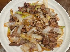 葱爆鲜羊肝-民族饭荘(新华大街店)