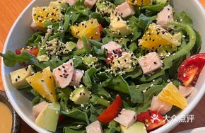 Chicken Breast Avocado Ice Plant Salad