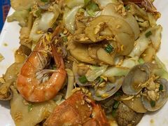 海鲜炒年糕-金海湾海鲜排档(朱家尖店)