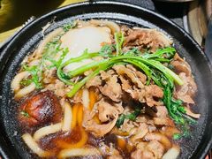 牛肉温泉蛋乌冬面-山上下日本料理(万象城店)