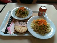 麻酱凉皮和肉夹馍-华清宫-观风楼