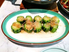 银鱼仔蒸丝瓜-大榕树下顺德菜(融创茂店)