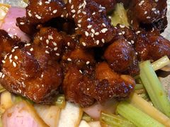 蒜香蜜汁排骨-绿茶餐厅(成都大悦城店)