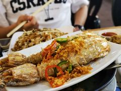 椒盐濑尿虾-雅憩花园餐厅